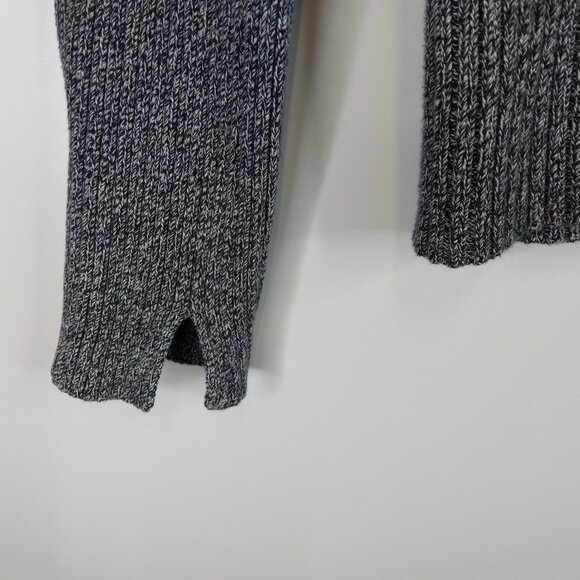 J.Jill  100% Cotton Zip Up Gray Sweater Size M - Picture 11 of 11